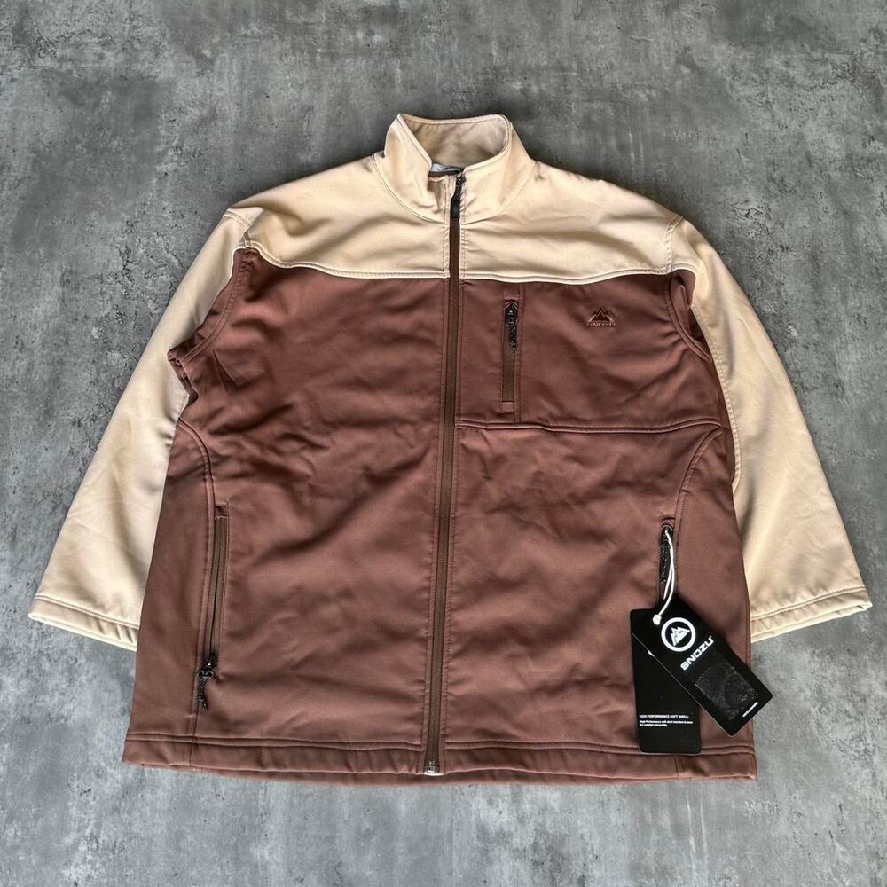 Brand New SNOZU REI style Brown Embroidered Jacket